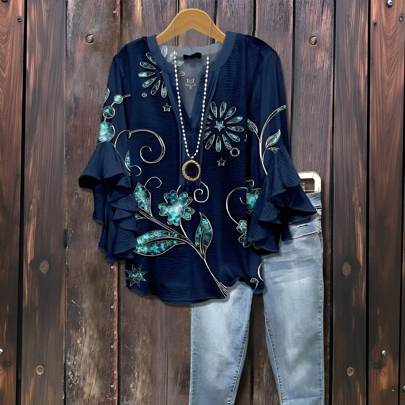 Elisabet | Ruffle-Sleeve Blouse