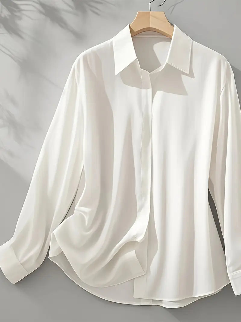 Ariana | Long Sleeve Button Down Shirt