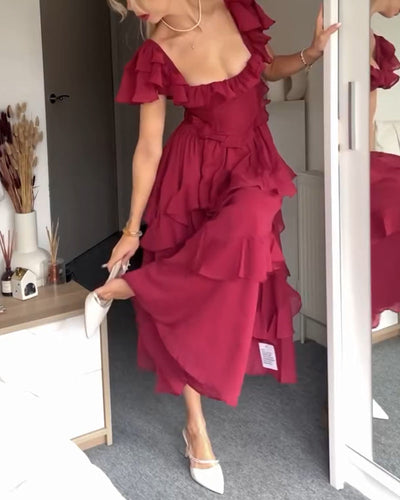 Elisa | Ruffled Dress