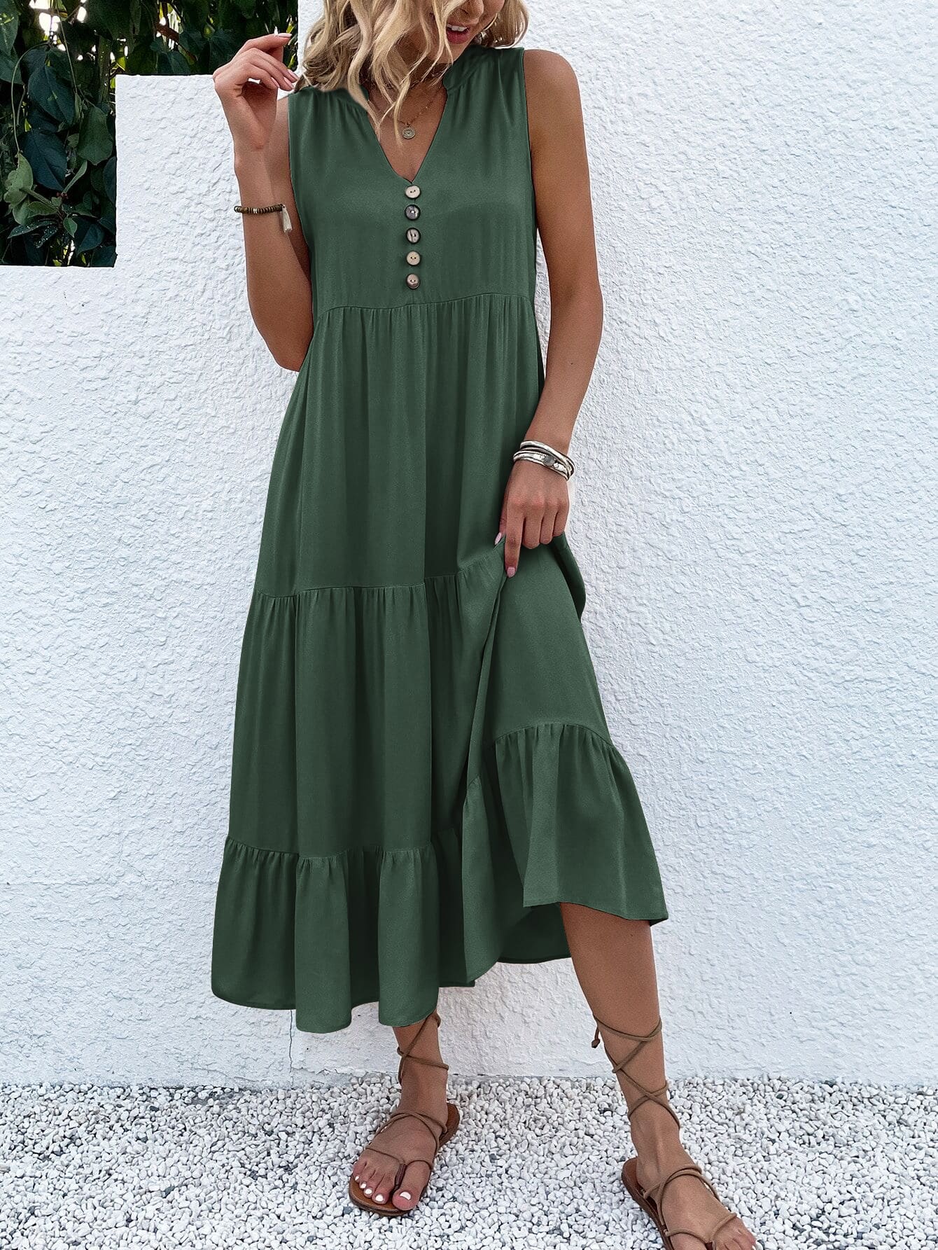 Henriette | Flattering Button Dress