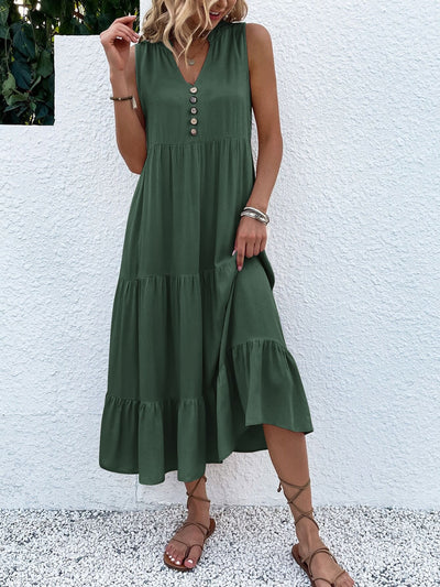 Henriette | Flattering Button Dress