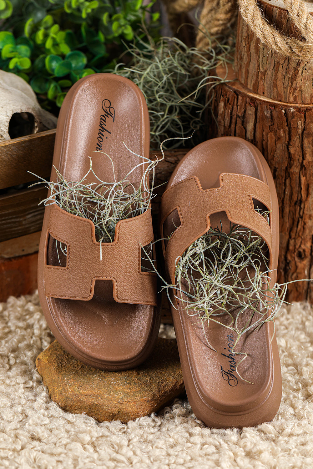 Nandine | Women's Sandals with Block Design