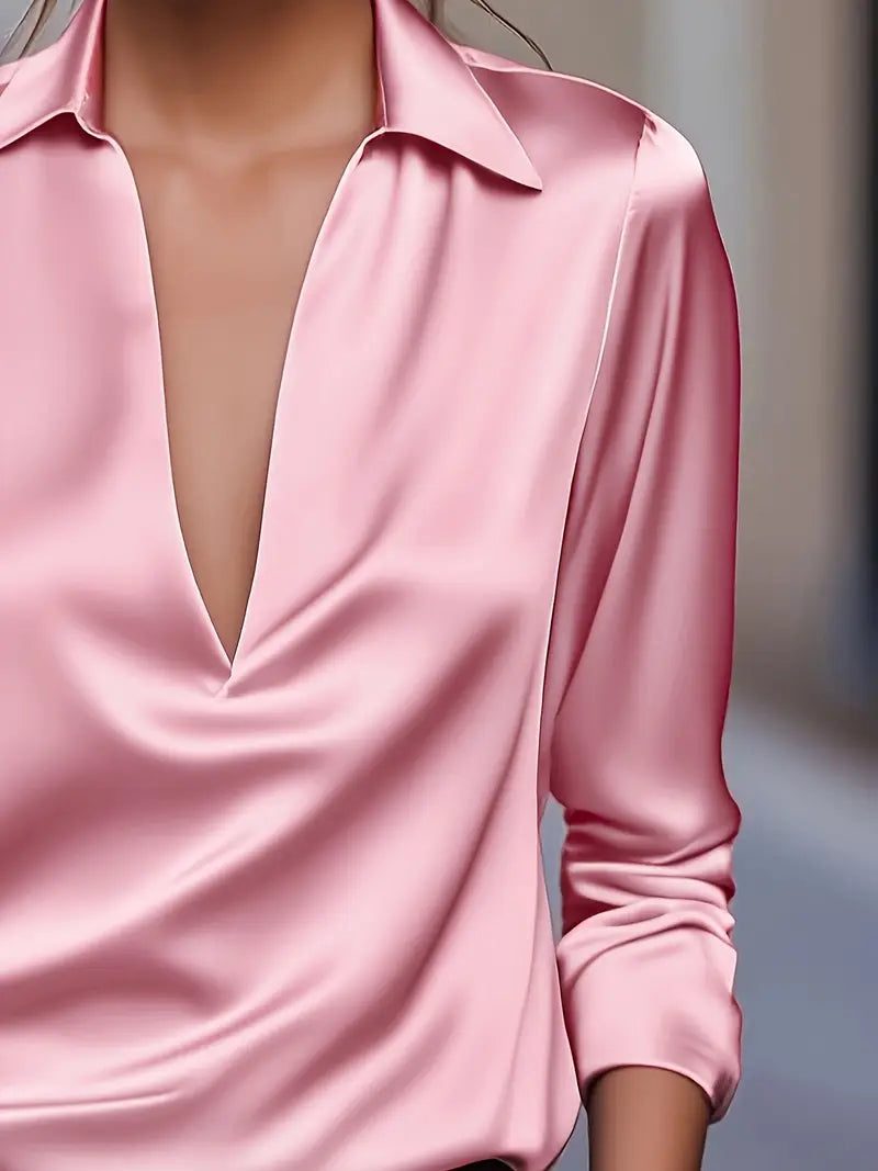 Nadene | Premium V-Neck Blouse