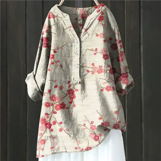 Sofia | Flowy Floral Comfort Top