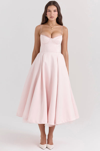 Cindy – Midi Tulle Dress with Romantic Charm