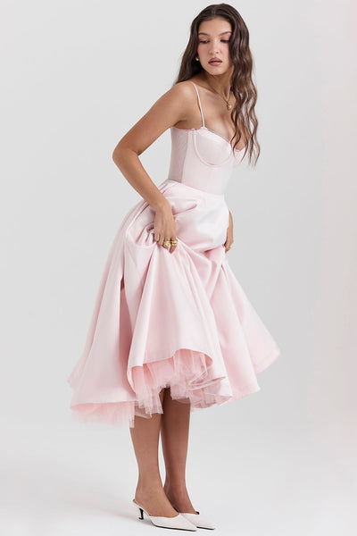 Cindy – Midi Tulle Dress with Romantic Charm