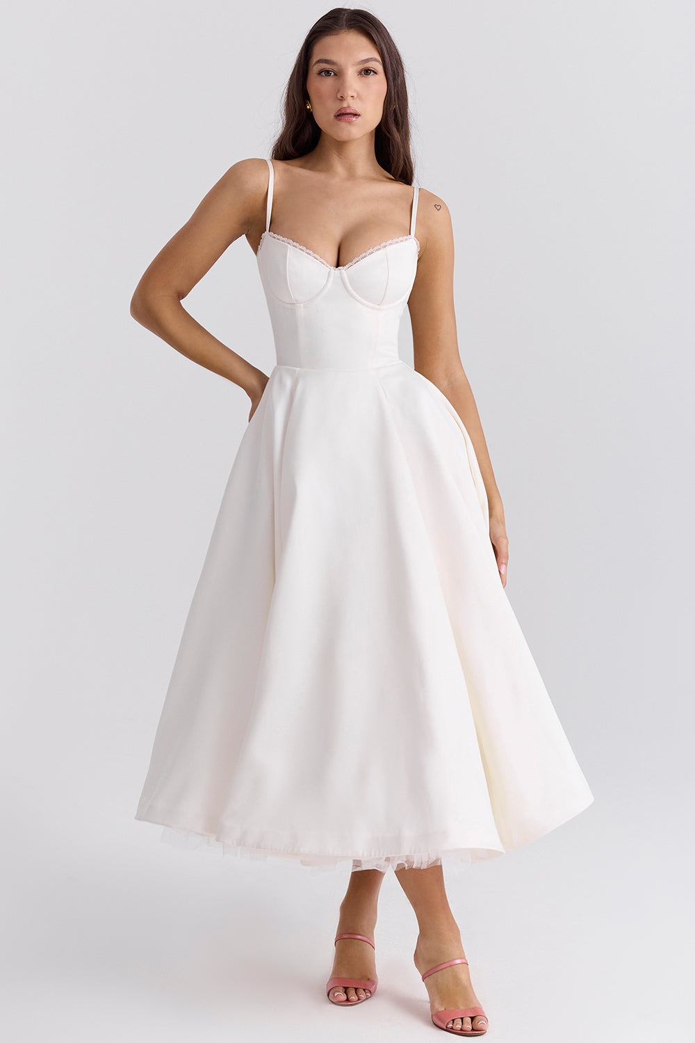 Cindy – Midi Tulle Dress with Romantic Charm