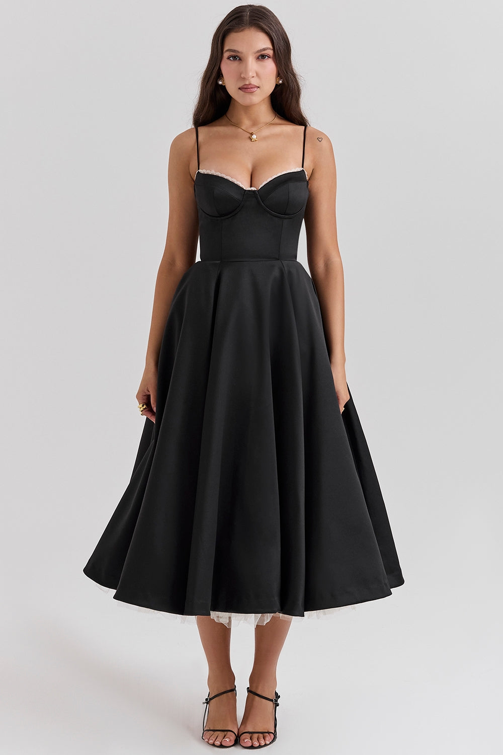 Cindy – Midi Tulle Dress with Romantic Charm