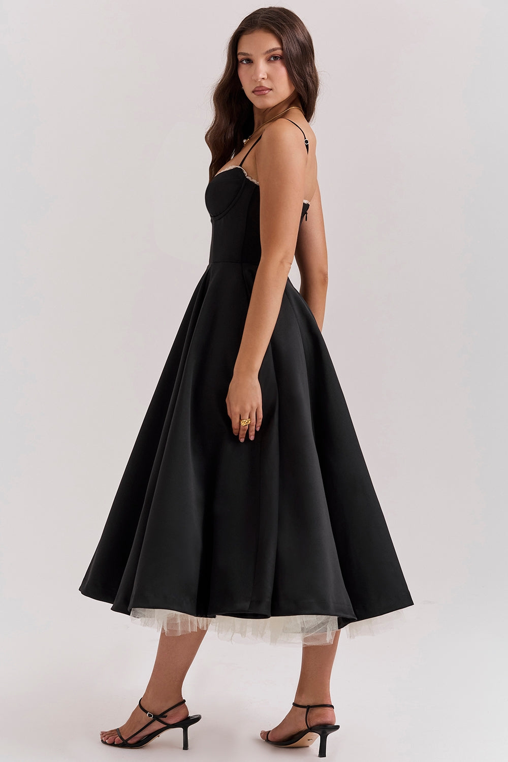 Cindy – Midi Tulle Dress with Romantic Charm