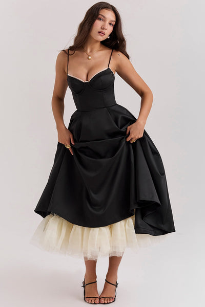 Cindy – Midi Tulle Dress with Romantic Charm