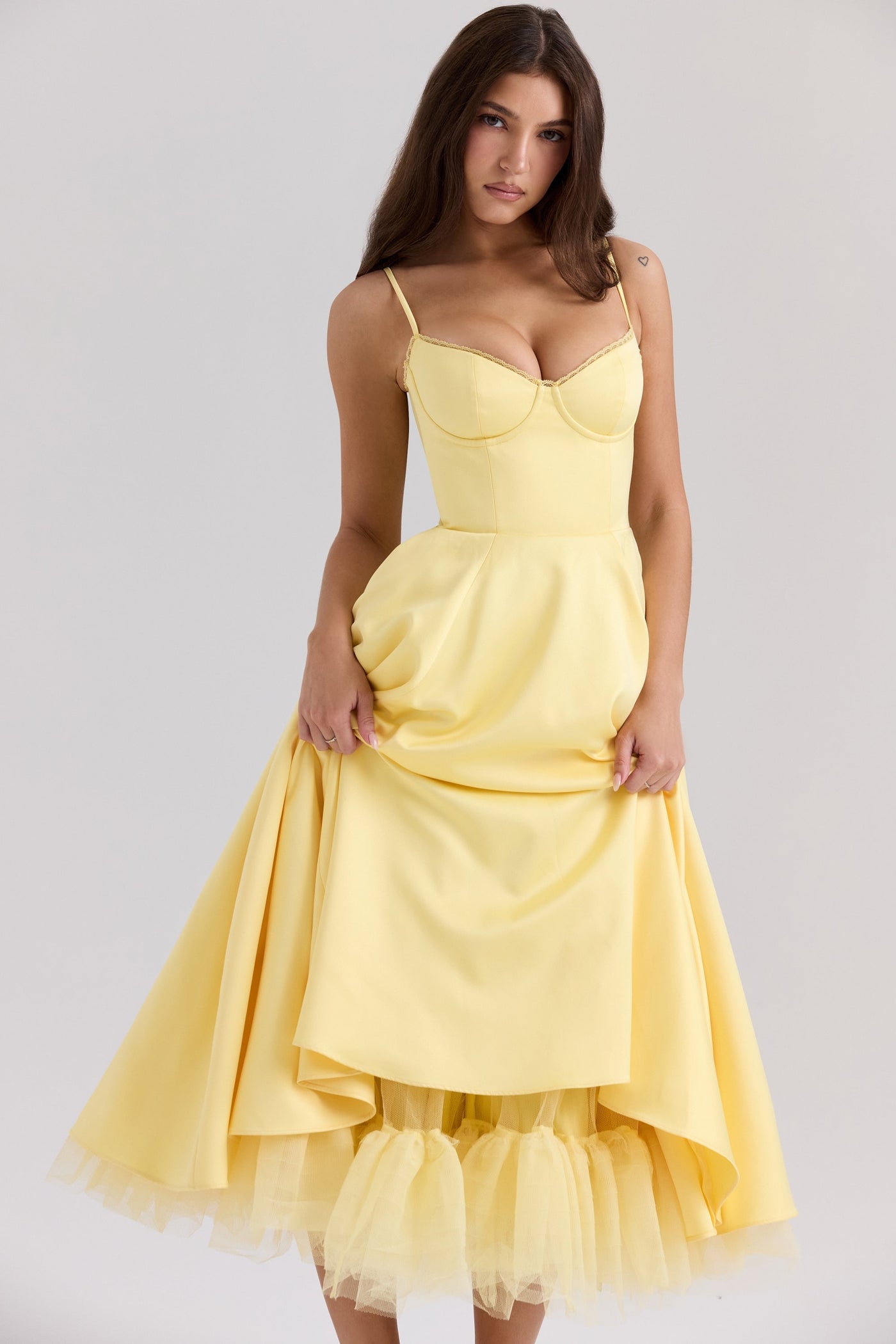 Cindy – Midi Tulle Dress with Romantic Charm