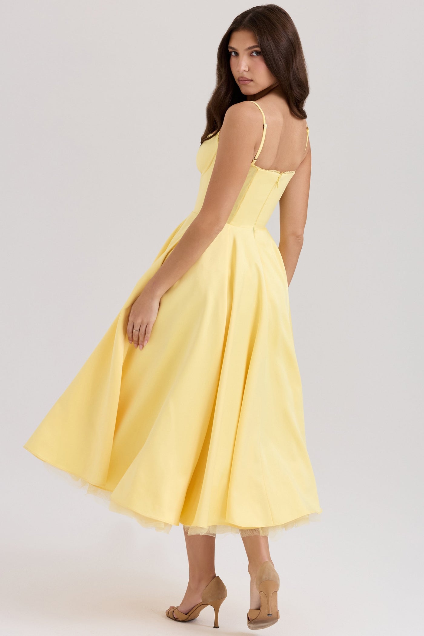 Cindy – Midi Tulle Dress with Romantic Charm