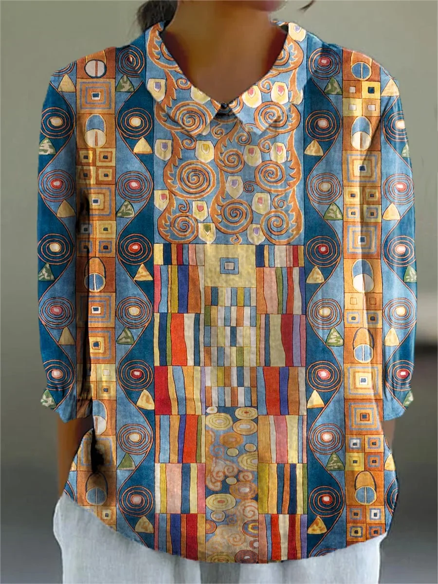 Kendra | Abstract Shirt