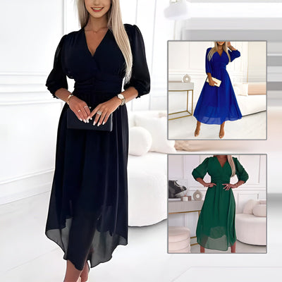Chiara | Lightweight Silk Chiffon Summer Dress