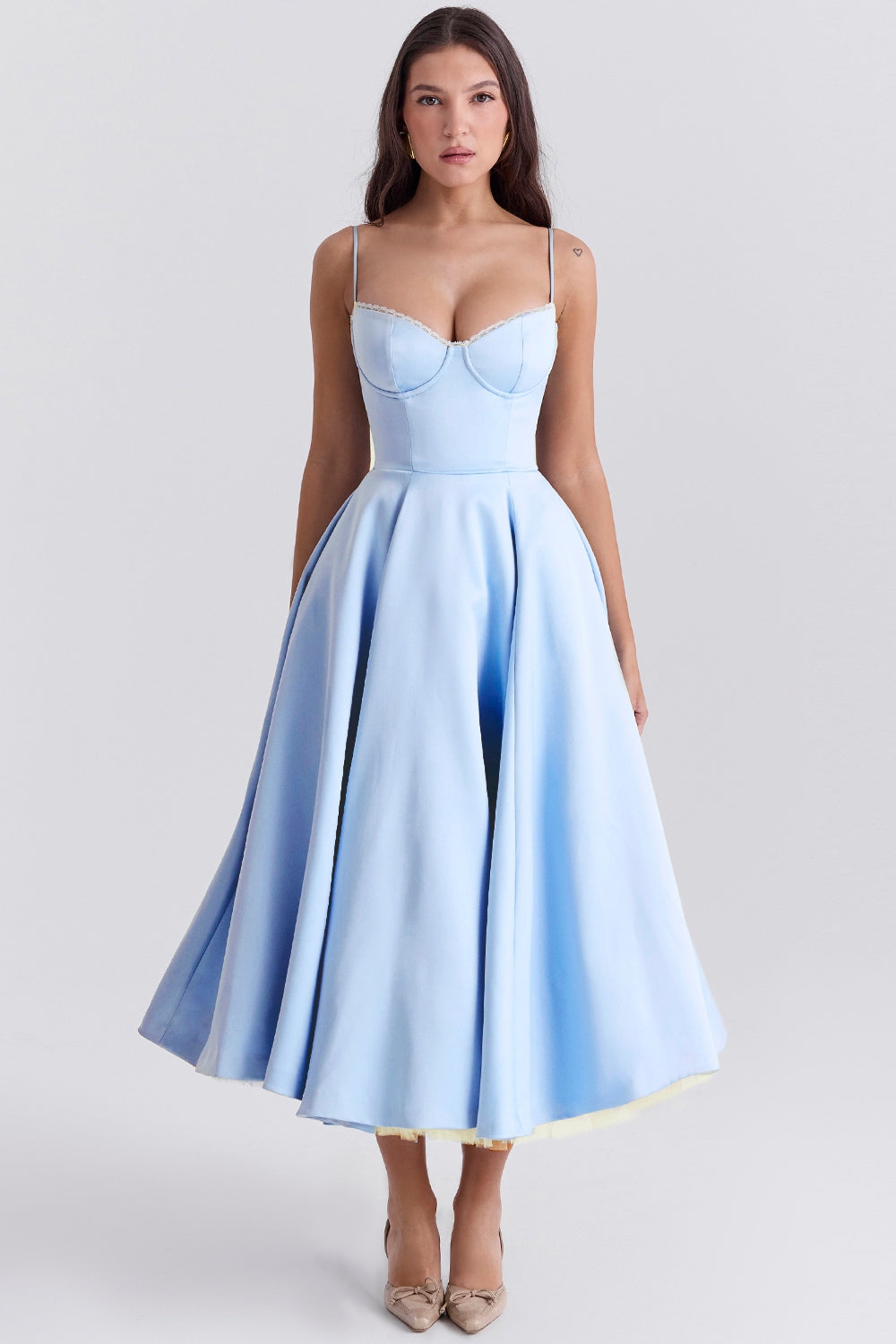 Cindy – Midi Tulle Dress with Romantic Charm