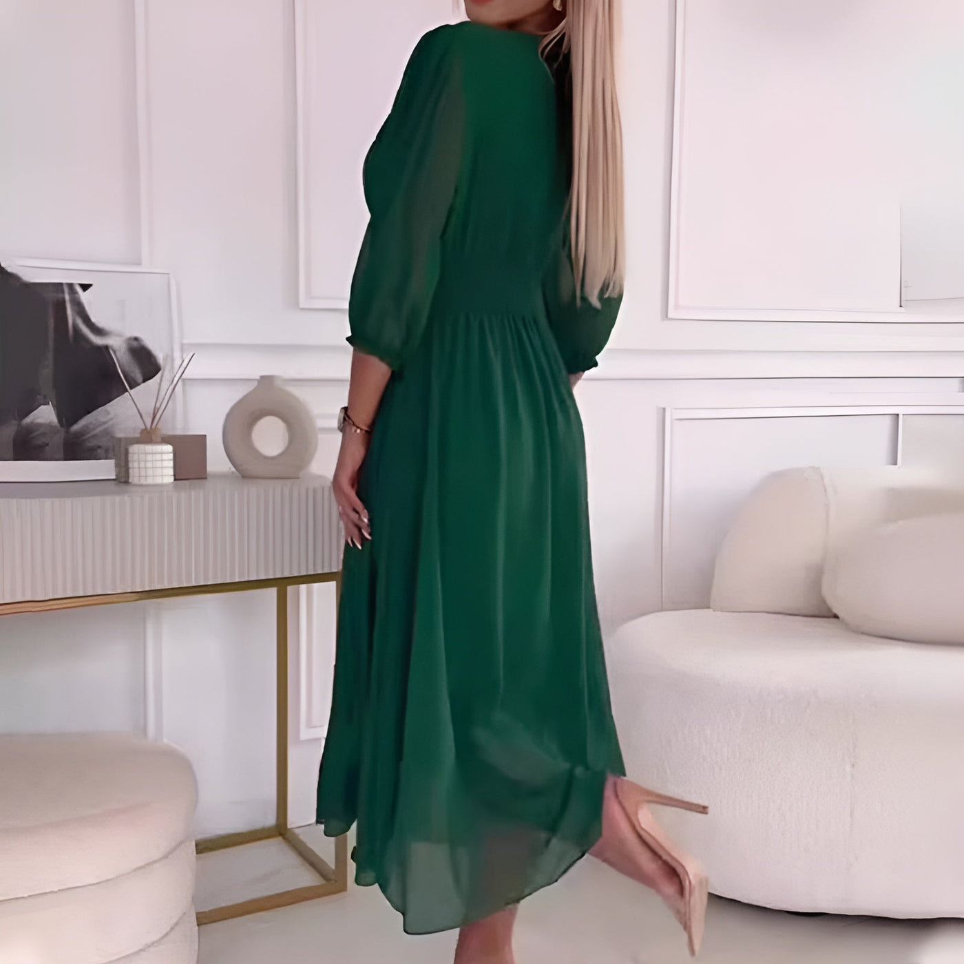 Chiara | Lightweight Silk Chiffon Summer Dress