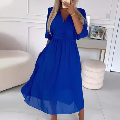 Chiara | Lightweight Silk Chiffon Summer Dress