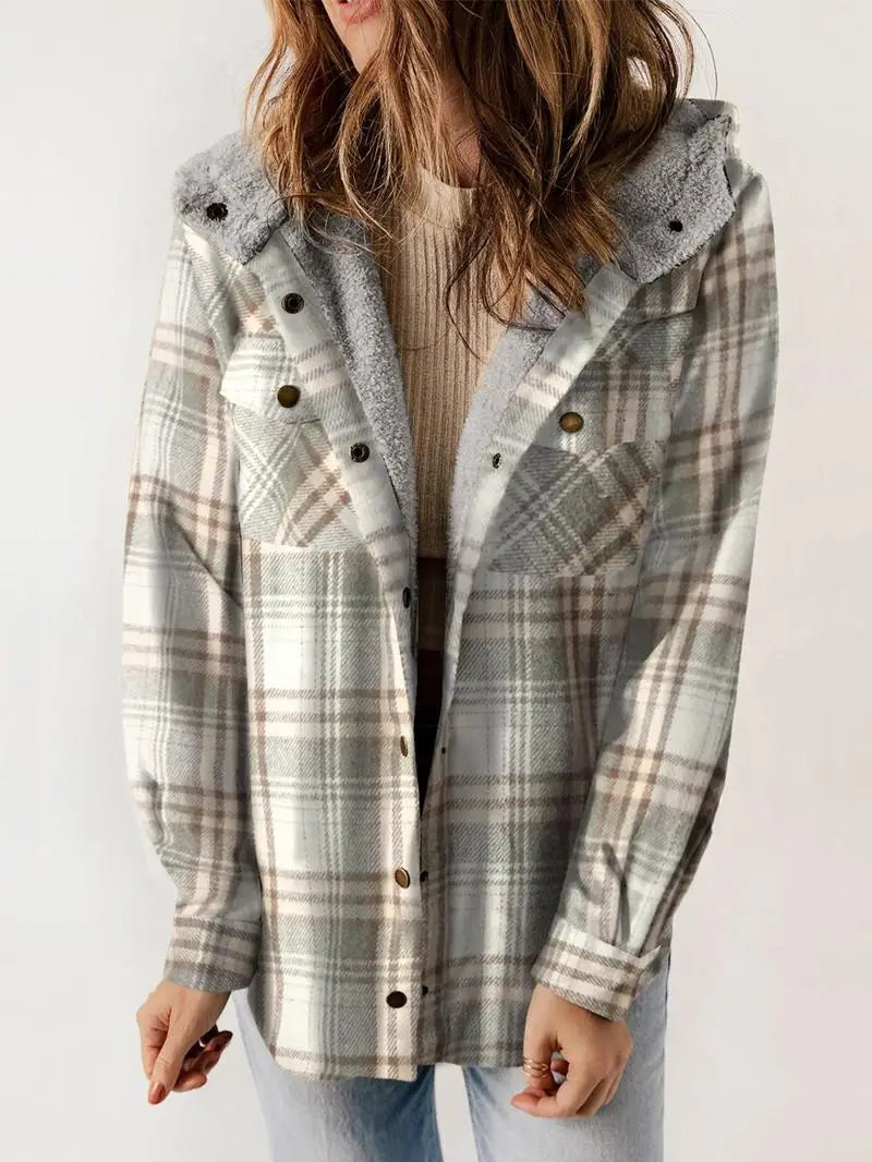 Cathy™ | Cozy Plaid Jacket