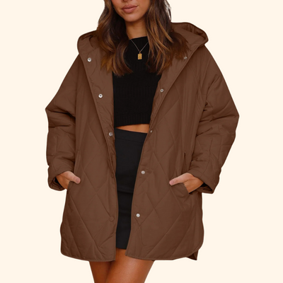 Thea - Quilted Hooded Coat