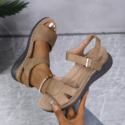 Linea™ orthopedic sandals with wedge heel