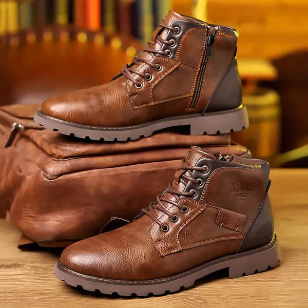Brody | Lace-up Boots Made from Durable Leather