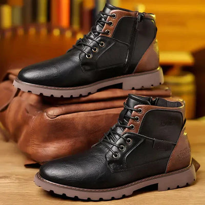 Brody | Lace-up Boots Made from Durable Leather