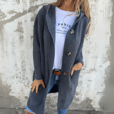Lorène | Elegant Long Women’s Cardigan