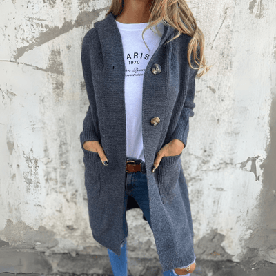 Lorène | Elegant Long Women’s Cardigan