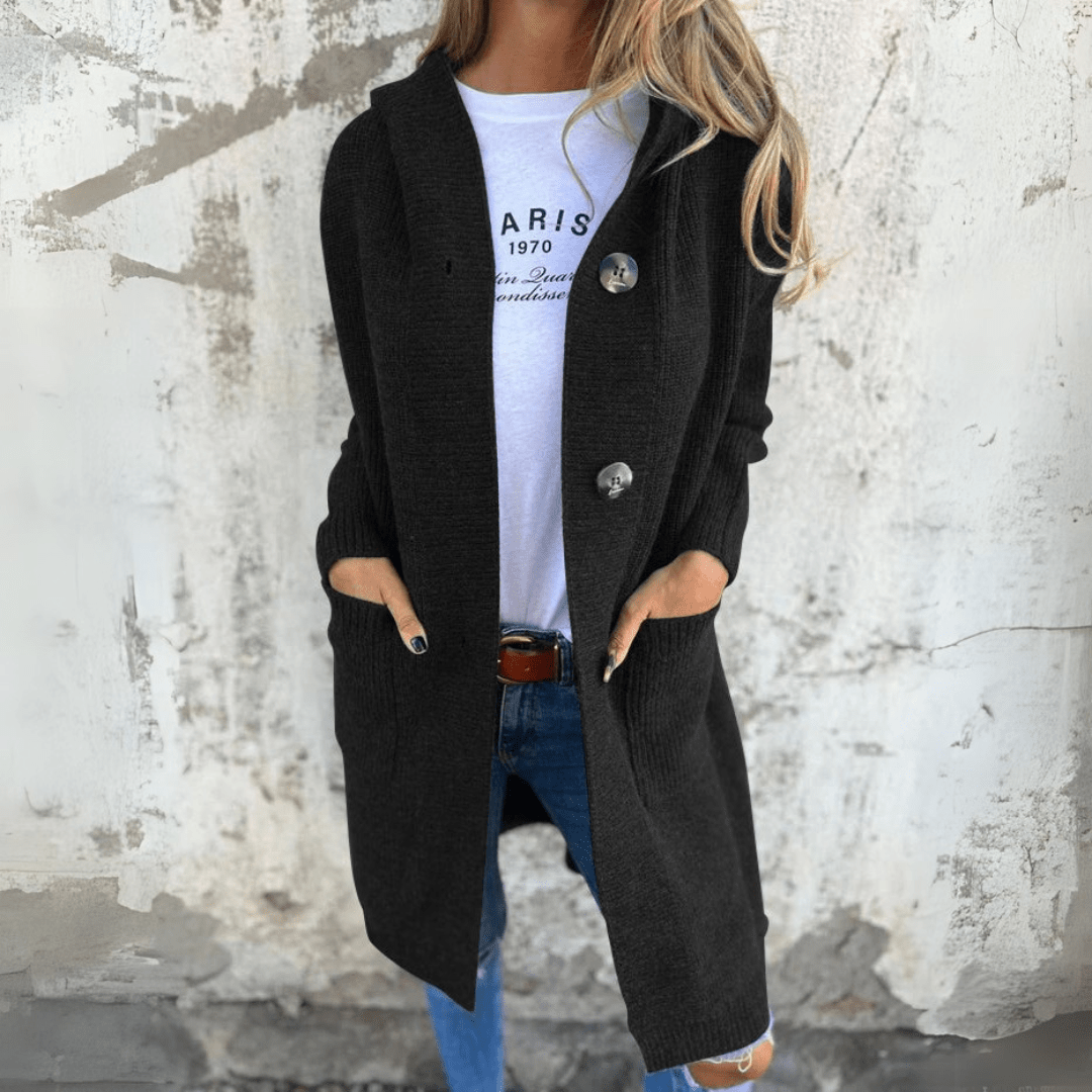 Lorène | Elegant Long Women’s Cardigan