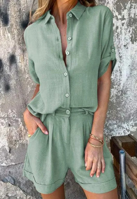 Livia™ | Airy linen set for summer relaxation