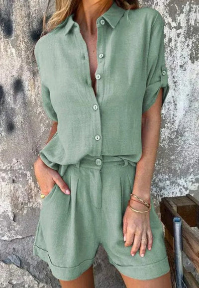 Livia™ | Airy linen set for summer relaxation