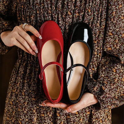 Livy Leather Mary Janes