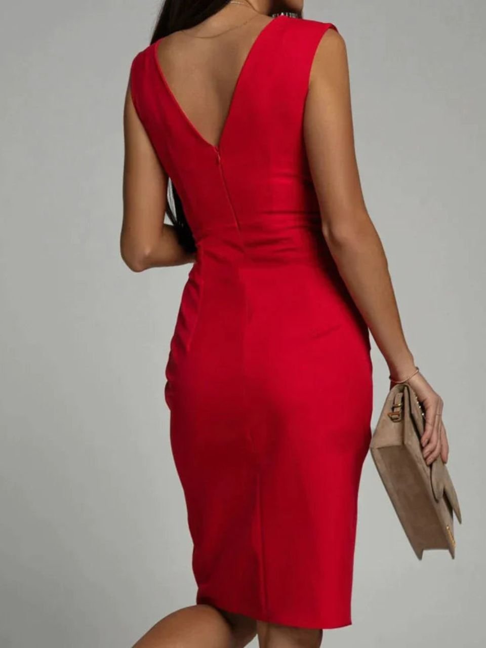 Victoria™ | Dress with V-neck and feminine finesse
