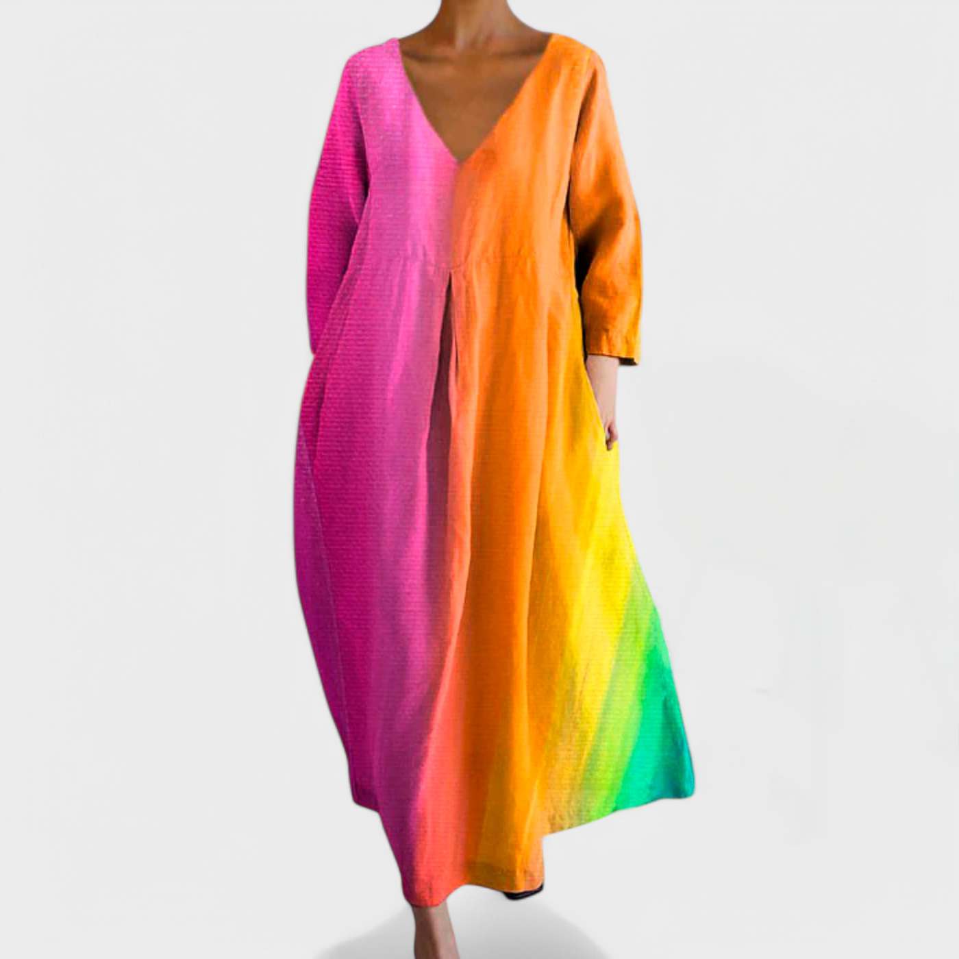 ANA | Dress with V-Neck