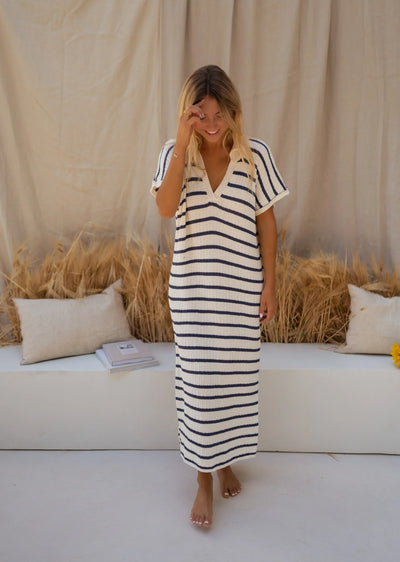 Sophia™ | Striped Knitted Summer Dress