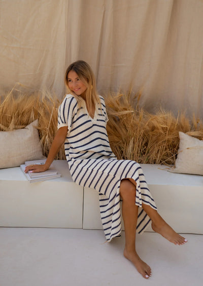 Sophia™ | Striped Knitted Summer Dress