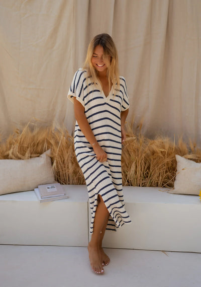 Sophia™ | Striped Knitted Summer Dress