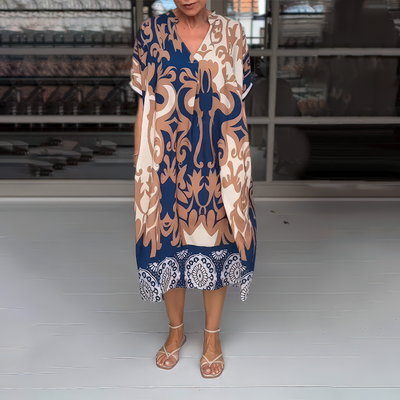 Amelia | Boho Dress that Covers the Belly