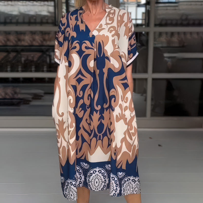Amelia | Boho Dress that Covers the Belly