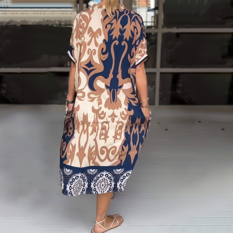 Amelia | Boho Dress that Covers the Belly