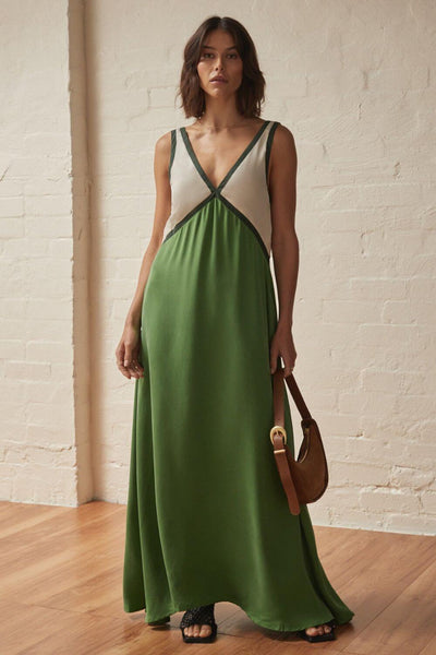 Agate | Midi Dress with Flattering V-Neck in Suede Effect