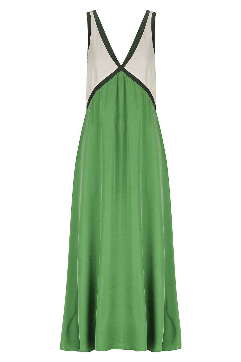 Agate | Midi Dress with Flattering V-Neck in Suede Effect