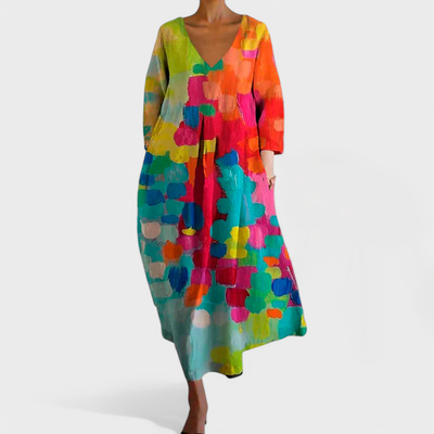 ANA | Dress with V-Neck