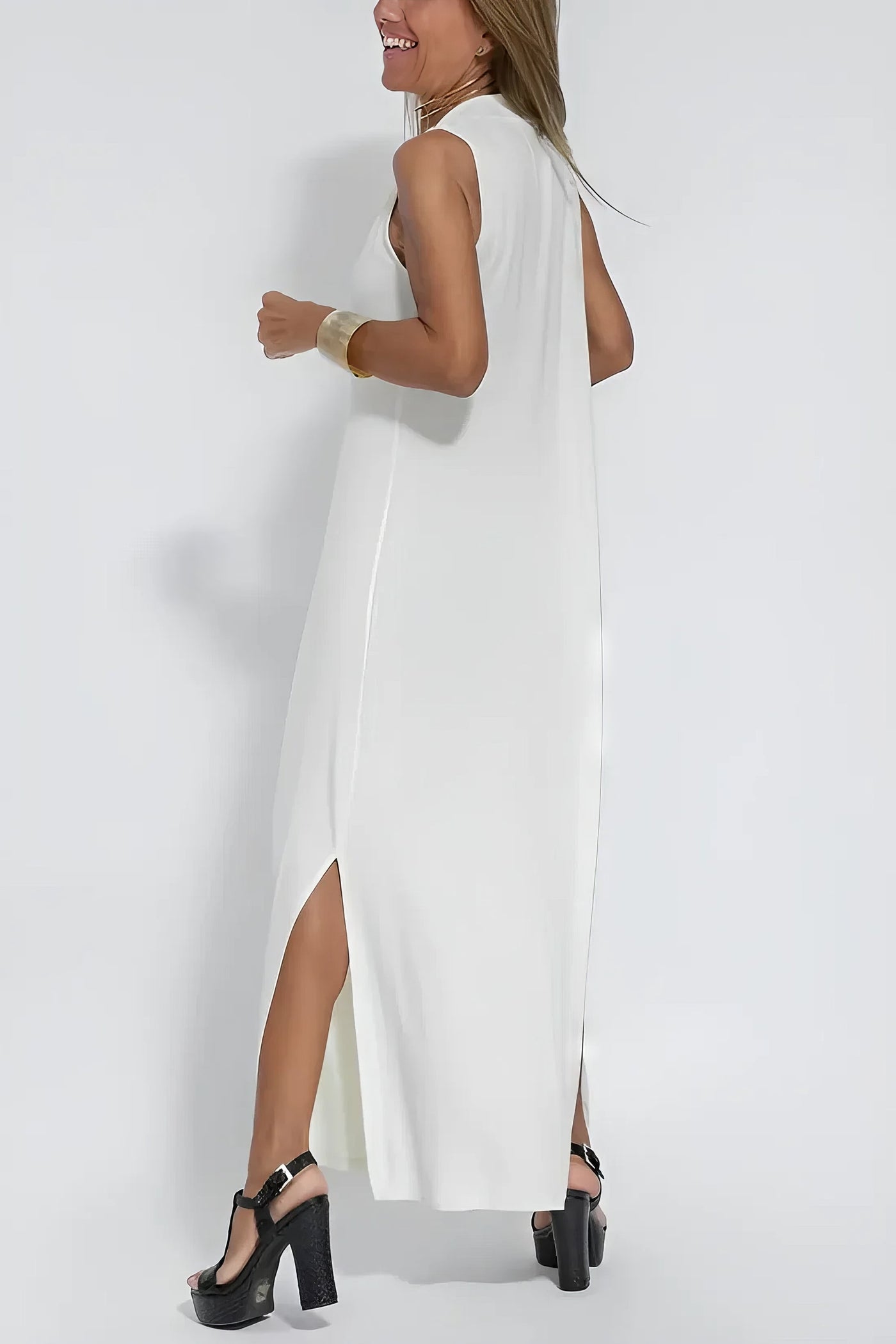ELISE | Elegant Long Dress with Free Cardigan