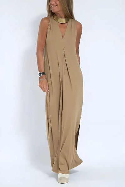 ELISE | Elegant Long Dress with Free Cardigan