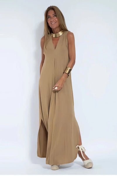 ELISE | Elegant Long Dress with Free Cardigan