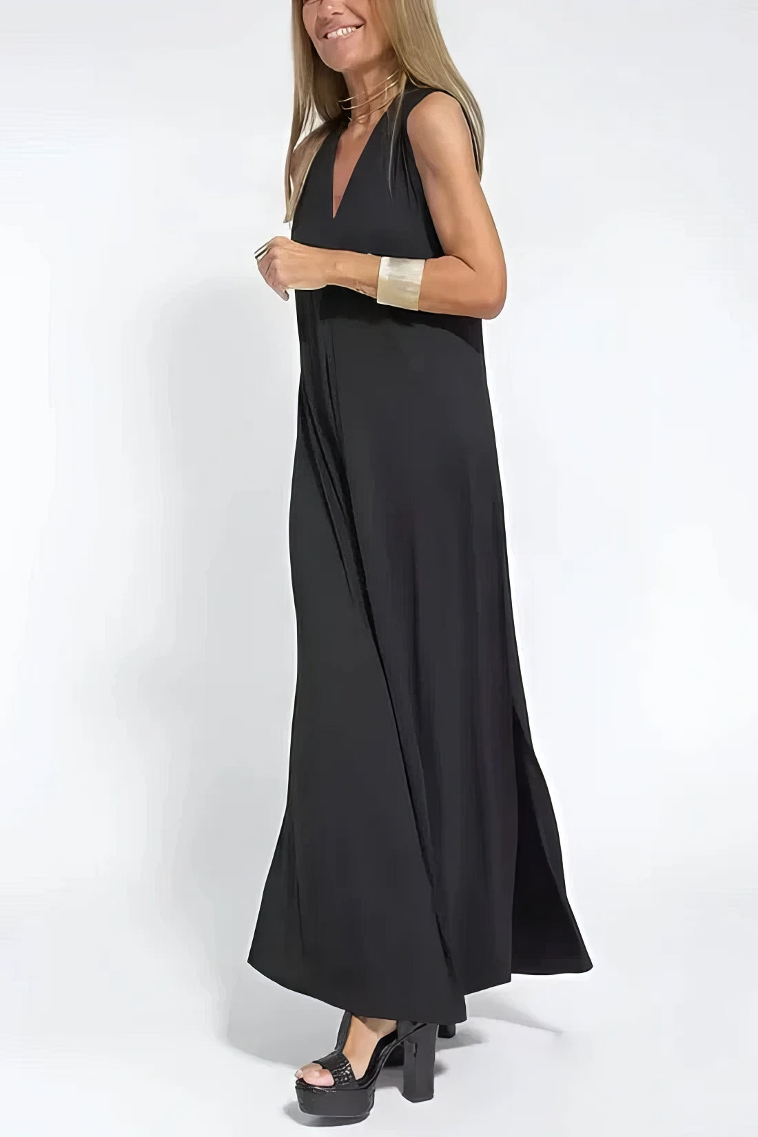 ELISE | Elegant Long Dress with Free Cardigan